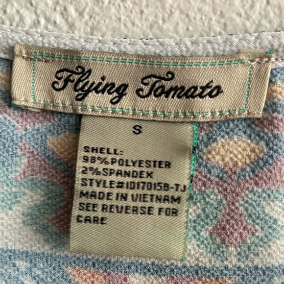 Flying Tomato MulticolorV-Neck  Maxi Dress S - Picture 9 of 10